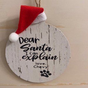 Customized Christmas ornament for your fur baby